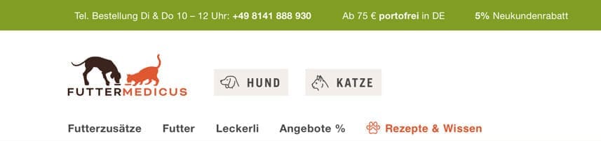 Kopfzeilen Filter