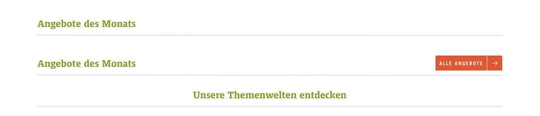 Dynamische Überschriften