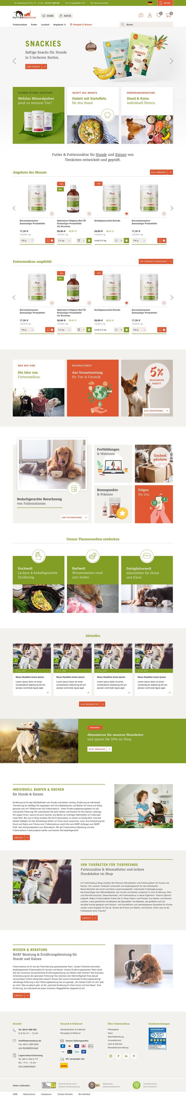 Futtermedicus Online-Store