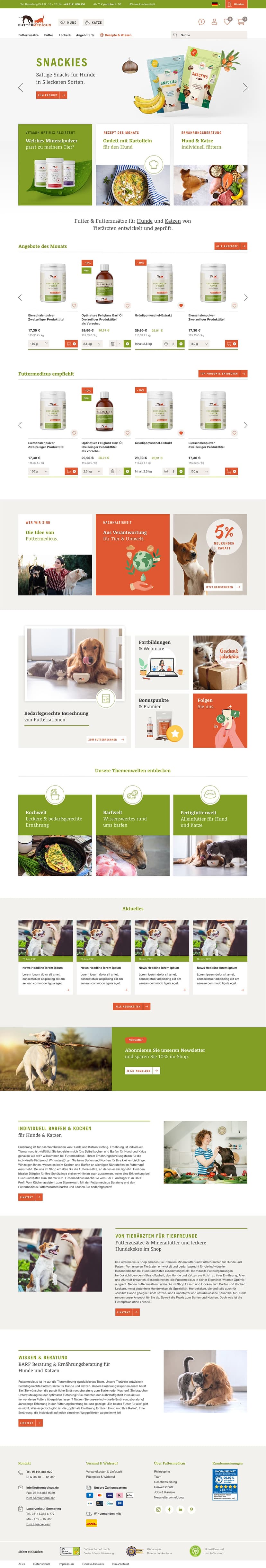 Futtermedicus Online-Store